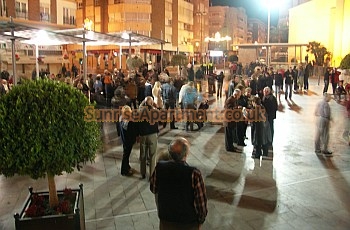 The townsfolk gather for new year in Guardamar